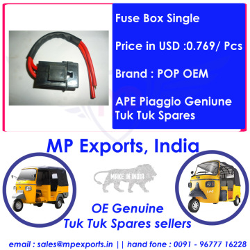 Ape piaggio tuk tuk spares fuse box сингл